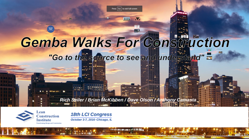 Gemba Walks For Construction